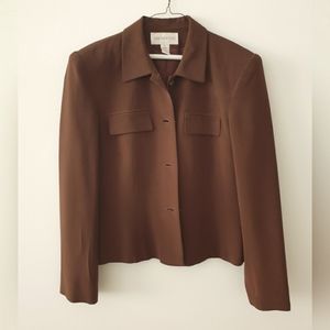 JONES NEW YORK BROWN BLAZER